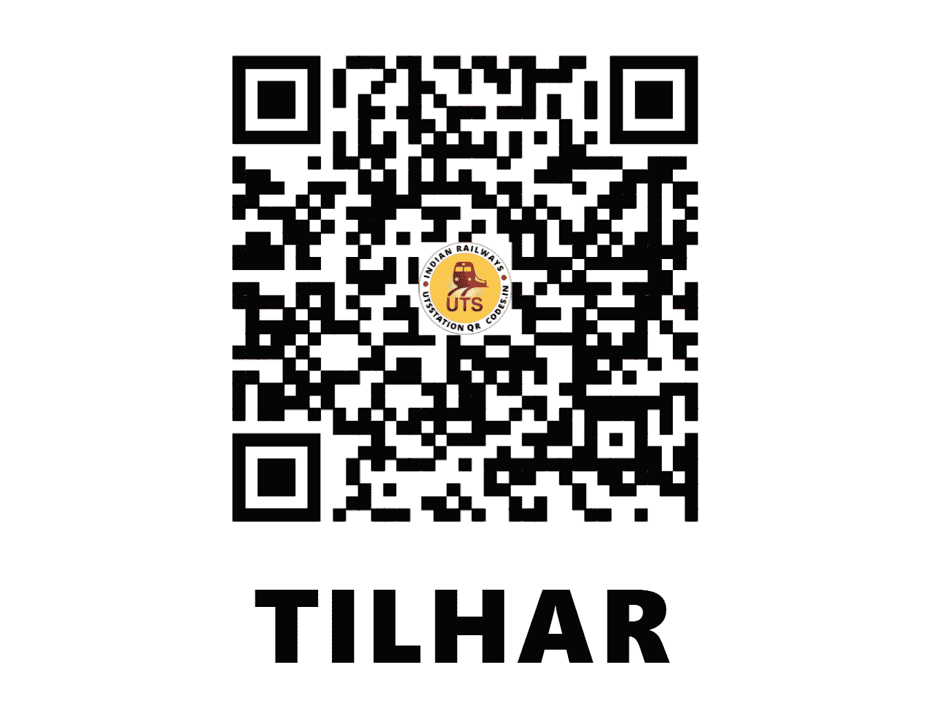 UTS QR Code for TILHAR - TLH - NR (UTTAR PRADESH)